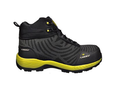 Foto 1 | Foto 1 | Bota Caribú 340 Industrial con Casco Negro con Amarillo para Hombre