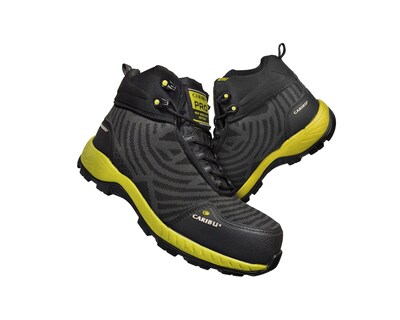 Foto 4 | Foto 4 | Bota Caribú 340 Industrial con Casco Negro con Amarillo para Hombre