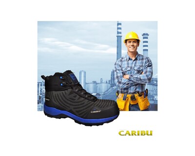 Foto 6 | Foto 6 | Bota Caribú 340 Industrial con Casco Negro y Azul