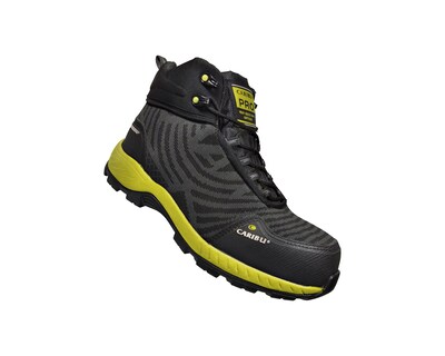 Foto 3 | Foto 3 | Bota Caribú 340 Industrial con Casco Negro con Amarillo para Hombre