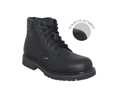 Foto 3 | Foto 3 | Bota Industrial de Trabajo Establo con Casquillo Negro Napa para Hombre