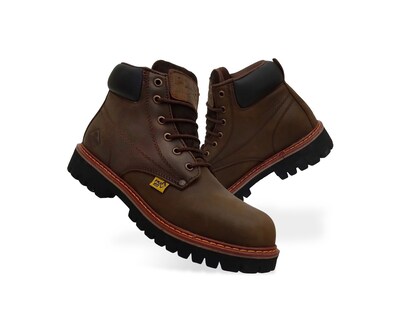 Foto 3 | Foto 3 | Bota De Trabajo Industrial Pma 136 Sin Casco Café Crazy