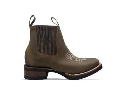 Foto 1 | Foto 1 | Botas Vaqueras de Piel Armenta 360 Crazy Marrones para Hombre