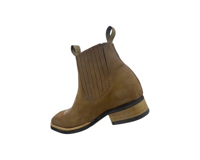 Foto 4 | Foto 4 | Botines de Piel Guerrero color Oro Trébol