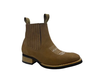 Foto 2 | Foto 2 | Botines de Piel Guerrero color Oro Trébol