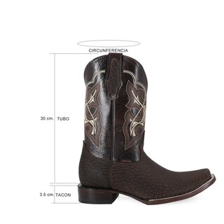 Foto 7 | Foto 7 | Bota Dubai Cuello de Toro Chocolate El Malcreado Bv682 25