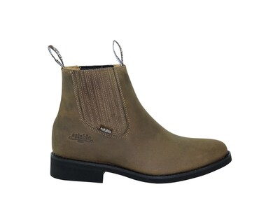 Foto 1 | Foto 1 | Bota Botín Establo Piel Res Suela Goma Modelo 555 Tan Crazy
