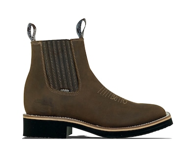 Foto 1 | Foto 1 | Botín Establo 982 Industrial Marrón de Piel para Hombre