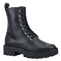 Botín de Piel Vicenza Modelo 5006 color Negro Tipo Combat Boots