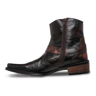 Foto 4 | Foto 4 | Botin Vaquero Hombre Urban Cowboy Café 40705 Chocolate