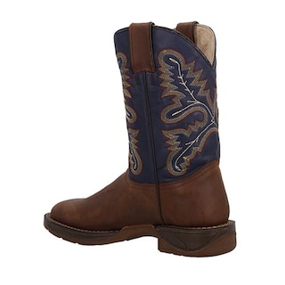 Foto 4 | Foto 4 | Bota Vaquera Caballero Rio Bravo Durango Botas Altas Vestir Tan/marino Talla 25 A 30 M