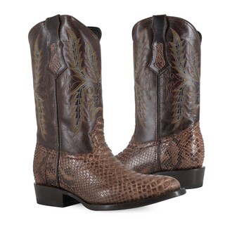 Foto 1 | Foto 1 | El Malcreado Botas Vaqueras Punta Ovalada Para Caballero En Piel  De Piton-oval