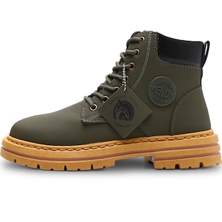 Foto 2 | Foto 2 | Botas Uso Rudo Para Hombre Estilo Urbano Vinipiel Casual Verde Talla 6
