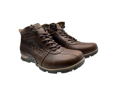 Foto 6 | Foto 6 | Botas Jeep 10427 De Piel Casual Café Para Hombre