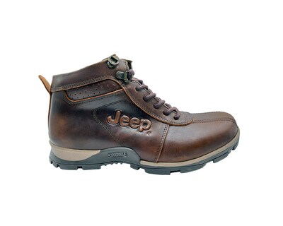 Foto 1 | Foto 1 | Botas Jeep 10427 De Piel Casual Café Para Hombre