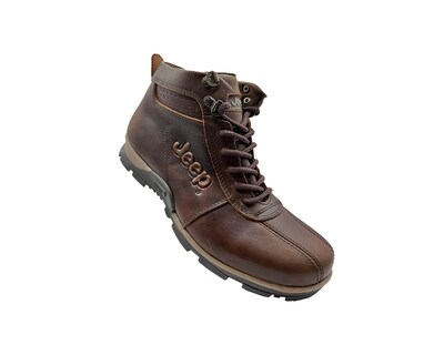 Foto 3 | Foto 3 | Botas Jeep 10427 De Piel Casual Café Para Hombre