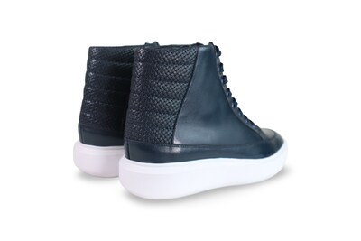 Foto 3 | Foto 3 | Bota Sport Hombre Benissimo 33503 Azul Piel Casual