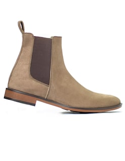 Foto 2 | Foto 2 | Botin Daraimar Chelsea Boots Hombre Gamuza Marron