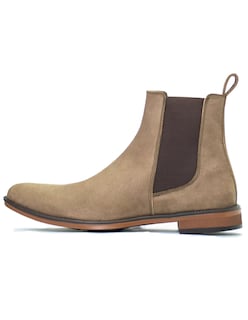 Foto 4 | Foto 4 | Botin Daraimar Chelsea Boots Hombre Gamuza Marron
