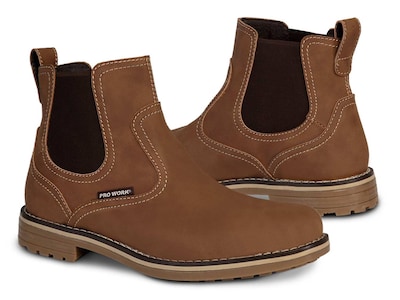 Foto 1 | Foto 1 | Bota para Hombre Casual Vestir Botin Pro Work 89705 Coax Canela
