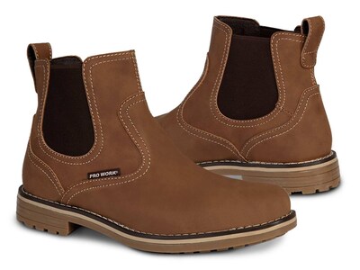 Foto 1 | Foto 1 | Bota para Hombre Casual Vestir Botin Pro Work 89705 Coax Canela