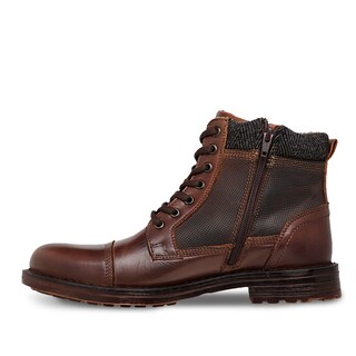 Foto 3 | Foto 3 | Bota para Hombre Casual Urbano Botín Workland 89730 color Café