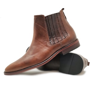 Foto 1 | Foto 1 | Botín de Piel Dasalo DCANS8418 color Marrón para Caballero