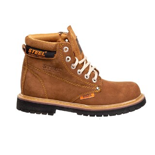 Foto 1 | Foto 1 | Botas Steel Boost Cafés para Hombre