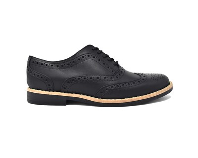 Foto 2 | Foto 2 | Bostoniano Warlock 9155 Negro De Piel Para Hombre