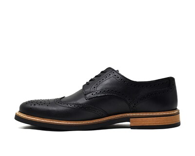 Foto 1 | Foto 1 | Bostoniano Warlock 8003 Negro De Piel Para Hombre
