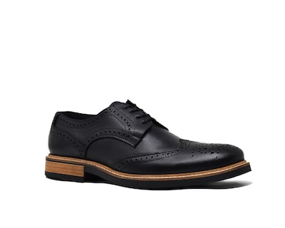 Foto 2 | Foto 2 | Bostoniano Warlock 8003 Negro De Piel Para Hombre