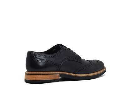 Foto 3 | Foto 3 | Bostoniano Warlock 8003 Negro De Piel Para Hombre