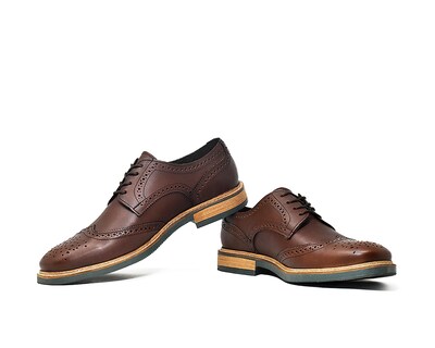Foto 4 | Foto 4 | Bostoniano Warlock 8003 Café De Piel Para Hombre