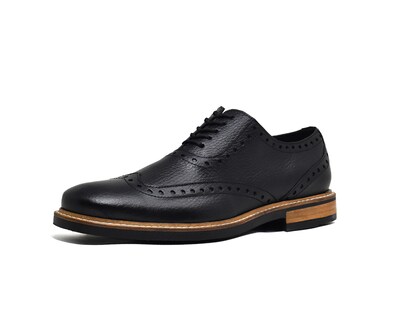 Foto 1 | Foto 1 | Bostoniano Warlock 8004 Negro De Piel Para Hombre