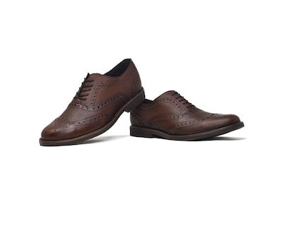 Foto 6 | Foto 6 | Bostoniano Warlock 9155 Café De Piel Para Hombre