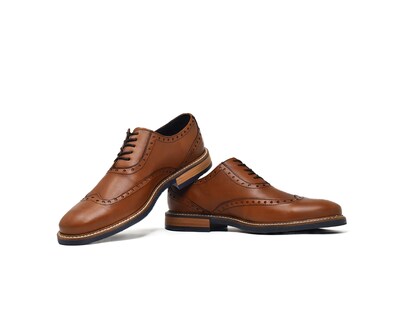Foto 5 | Foto 5 | Bostoniano Warlock 8004 Miel De Piel Para Hombre