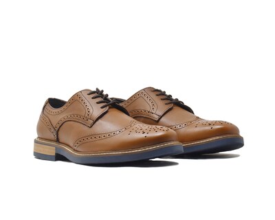 Foto 5 | Foto 5 | Bostoniano Warlock 8003 Miel De Piel Para Hombre