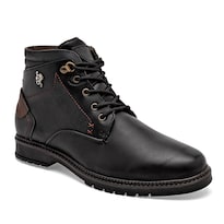 American Polo Bota Para Hombre Negro
