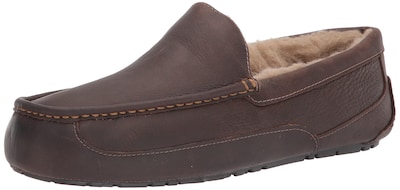 Foto 1 | Foto 1 | Zapatilla Ugg Ascot Para Hombre En Piel Bronceada, Talla 12 - Venta Internacional.