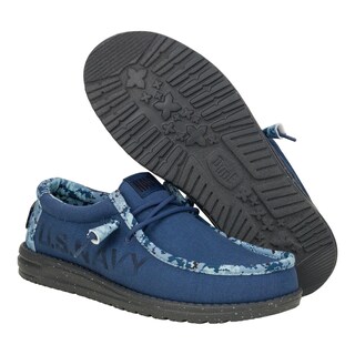 Foto 3 | Foto 3 | Zapatos Hey Dude Wally Us Azul Marino Camo Talla 14 Para Hombre - Venta Internacional.