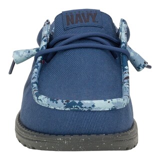 Foto 7 | Foto 7 | Zapatos Hey Dude Wally Us Azul Marino Camo Talla 14 Para Hombre - Venta Internacional.