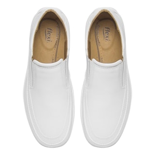 Foto 7 | Foto 7 | Zapato Flexi de Servicio Blanco Cómodo para Hombre