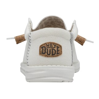 Foto 5 | Foto 5 | Mocasines Hey Dude Wally Break Stitch, Color Blanco, Talla 14, Para Hombre - Venta Internacional.