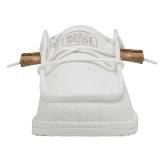 Foto 7 | Foto 7 | Mocasines Hey Dude Wally Break Stitch, Color Blanco, Talla 14, Para Hombre - Venta Internacional.