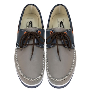Foto 1 | Foto 1 | Calzado Para Caballero Gris Piel Marino Piel Latino Estilo 510 #28 Nueva Imagen