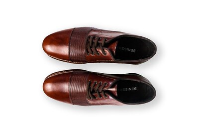 Foto 4 | Foto 4 | Zapato Casual Hombre Benissimo 6505 Piel Café Grabado