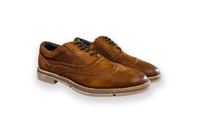 Foto 2 | Foto 2 | Zapato Bostoniano Hombre Benissimo 1305 Gamuza Café Casual