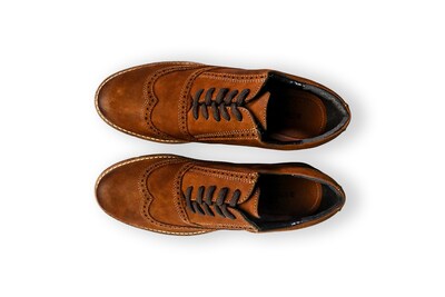 Foto 4 | Foto 4 | Zapato Bostoniano Hombre Benissimo 1305 Gamuza Café Casual