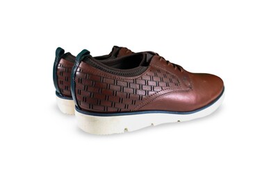 Foto 3 | Foto 3 | Zapato Hombre Benissimo 2409 Piel Café Casual