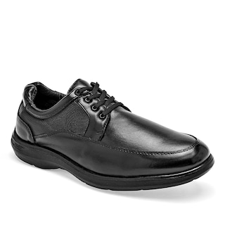 Foto 1 | Foto 1 | Mas Descanso Zapato Casual Para Hombre Negro Piel De Borrego